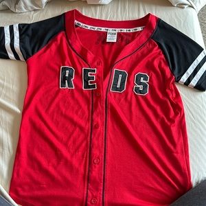 PINK Reds Baseball Jersey